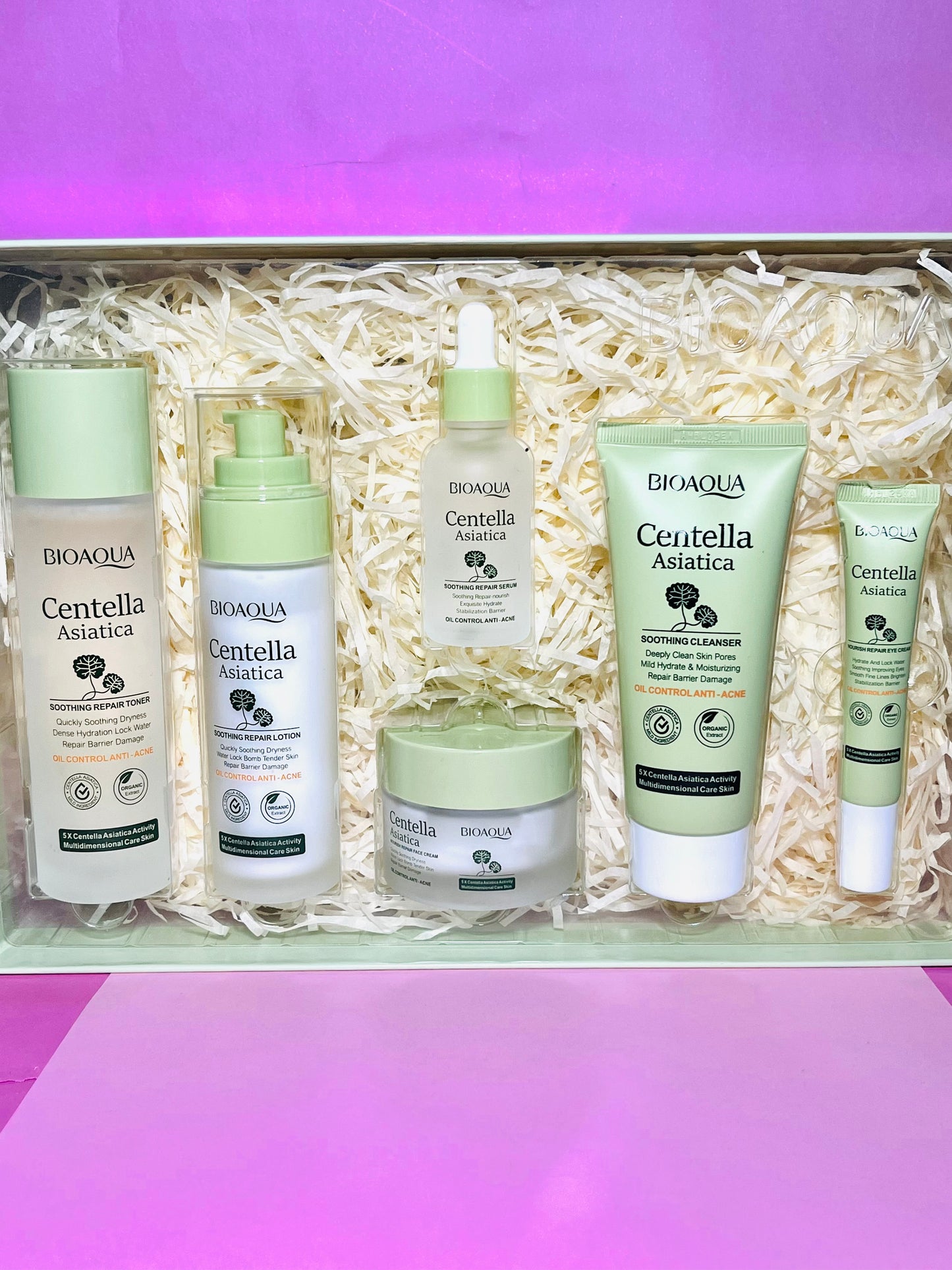 Set cuidado facial centella asiática