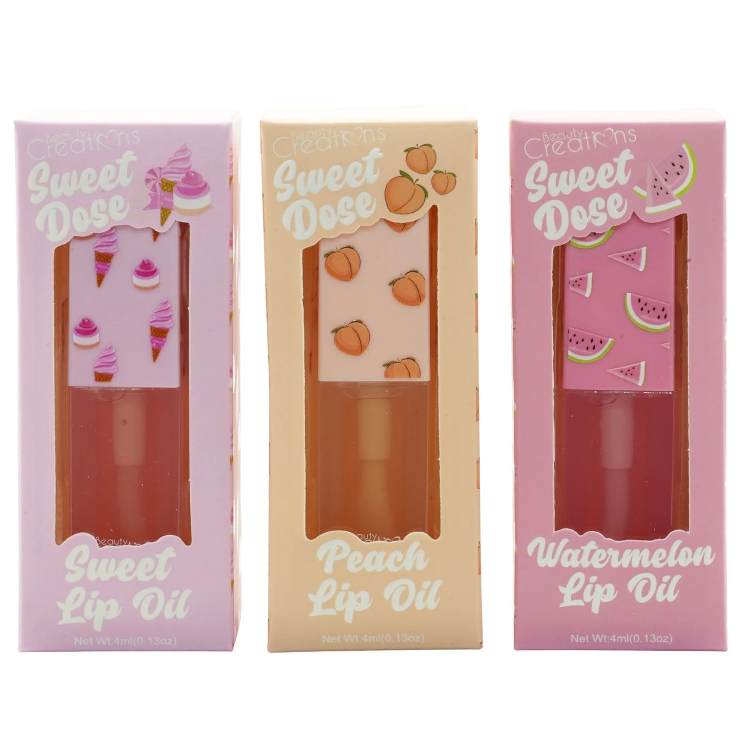 Sweet dose lip oil beauty creations