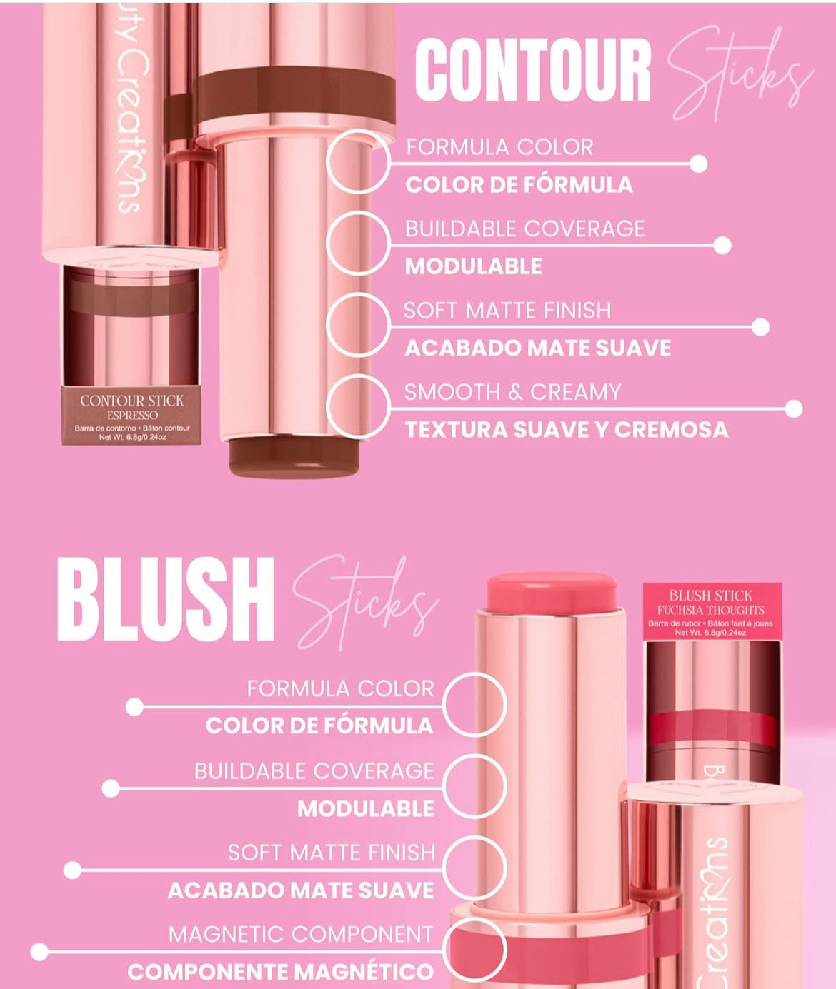 Flawless stay blush stick