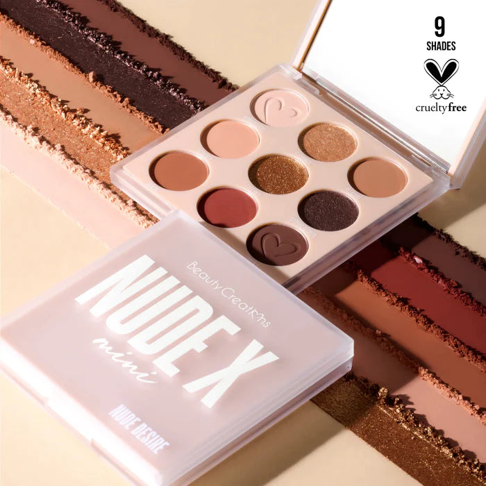 Nude X paleta de sombra tonos neutros