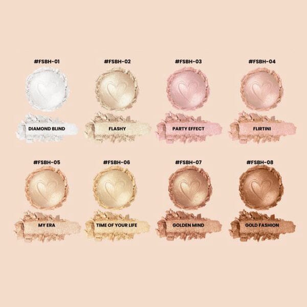 Baked Finish iluminador beauty creations