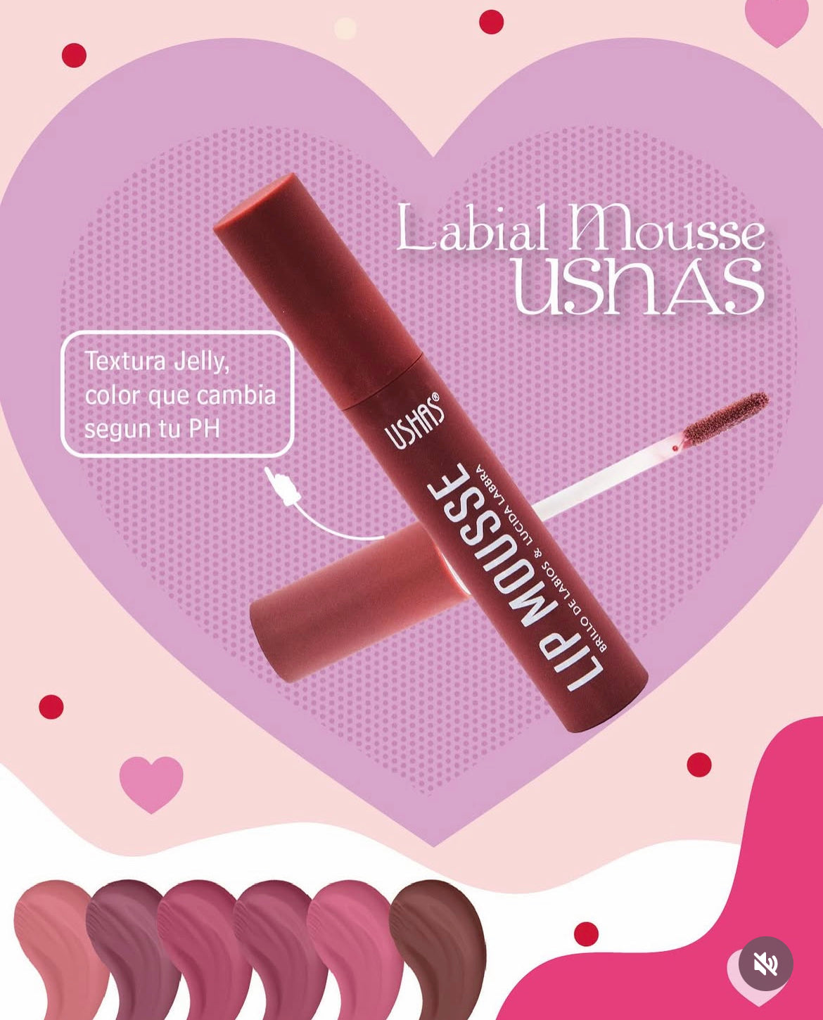 Labial mousse ushas