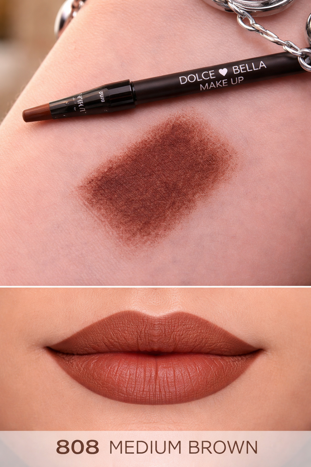 Delineador de Labios Dolce Bella con Sacapuntas