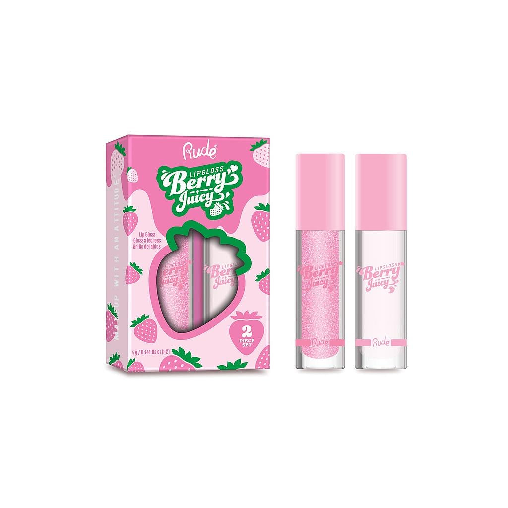 Set berry juicy lip gloss