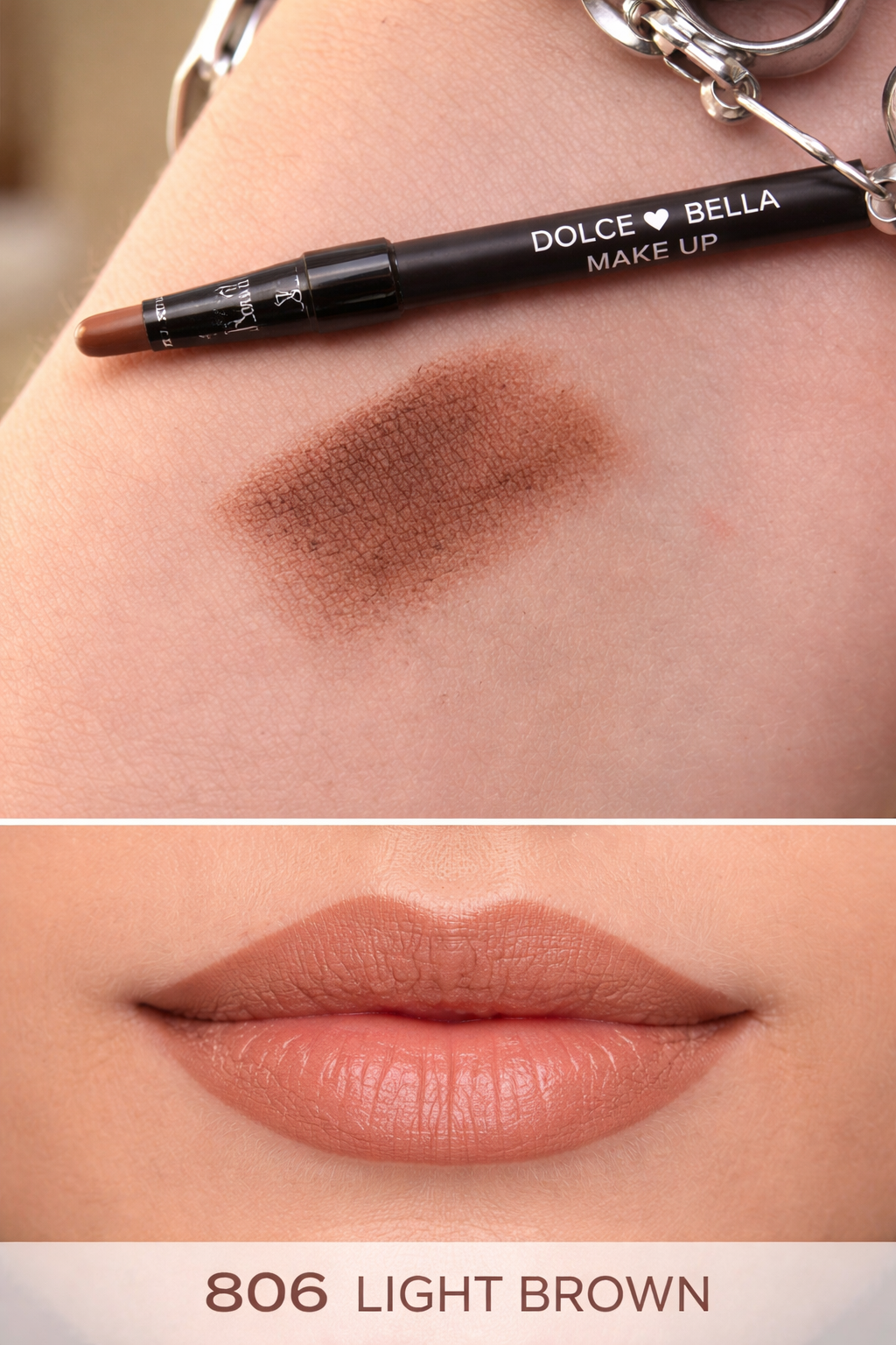Delineador de Labios Dolce Bella con Sacapuntas