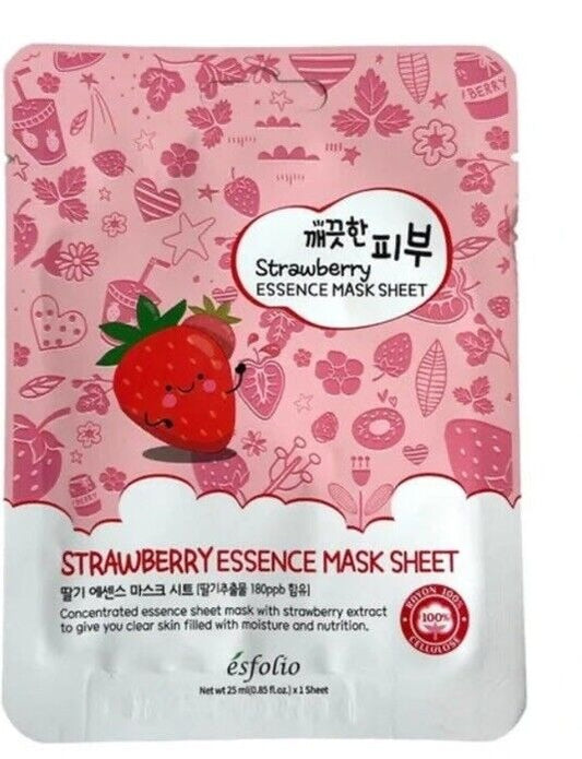 Strawberry Essence Mask Sheet Esfolio