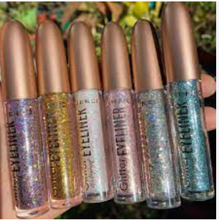 Delineador glitter punta pincel