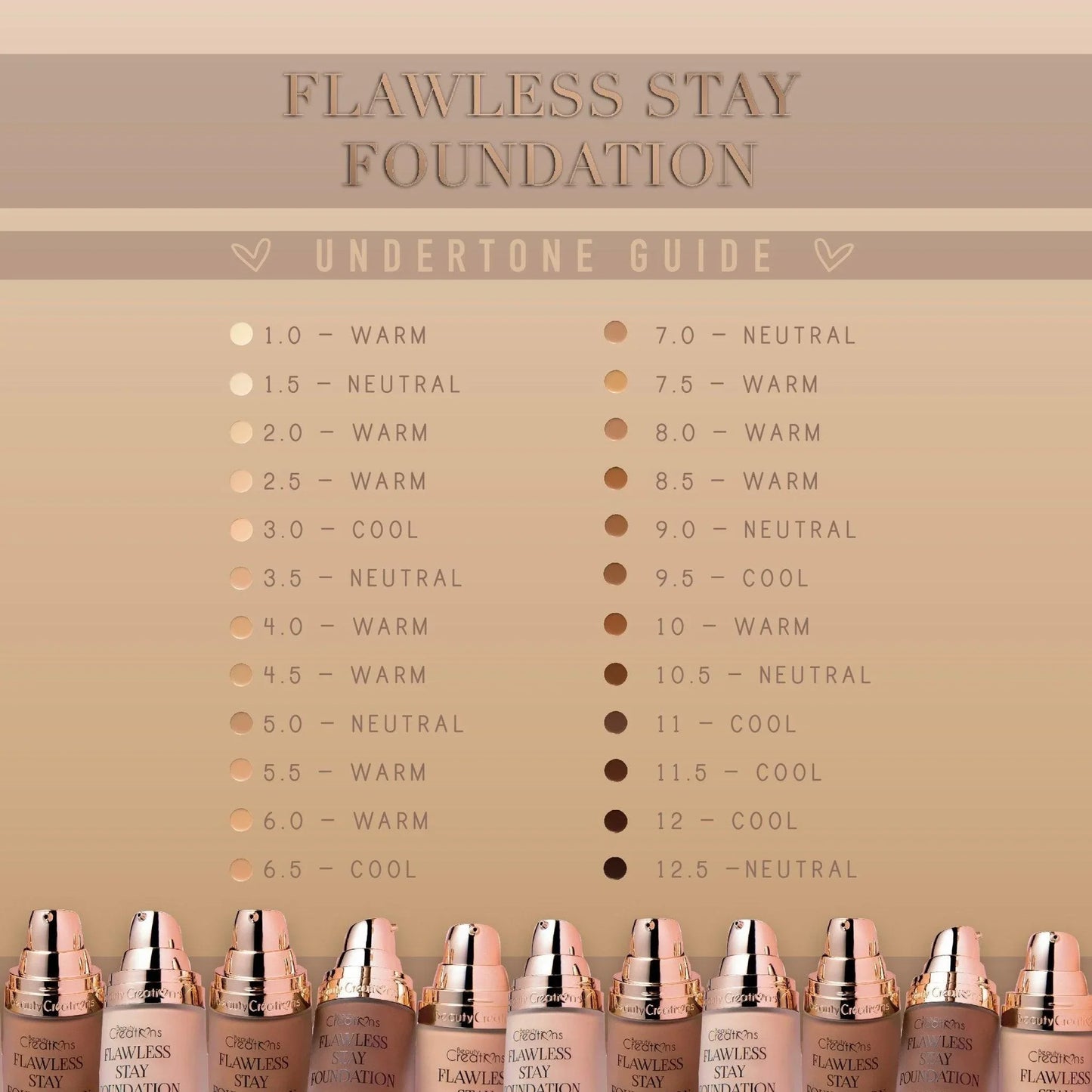 Flawless Stay Foundation  Beauty Creations